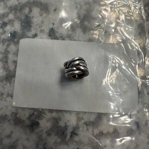 Braided charm for Pandora bracelet